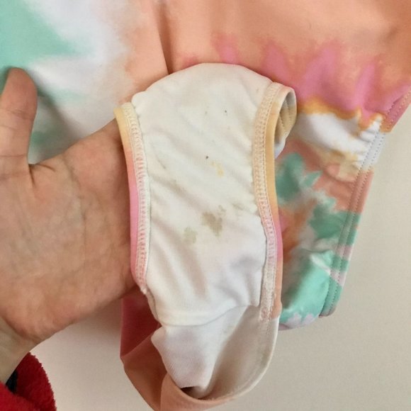 Xhilaration Swim Donating Soon Tie Dye One Piece Open Back Bathing